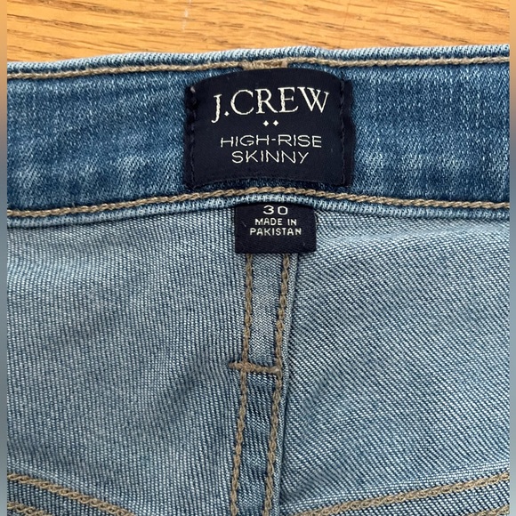 JCREW High Rise Button Fly Skinny Jean - Picture 4 of 4